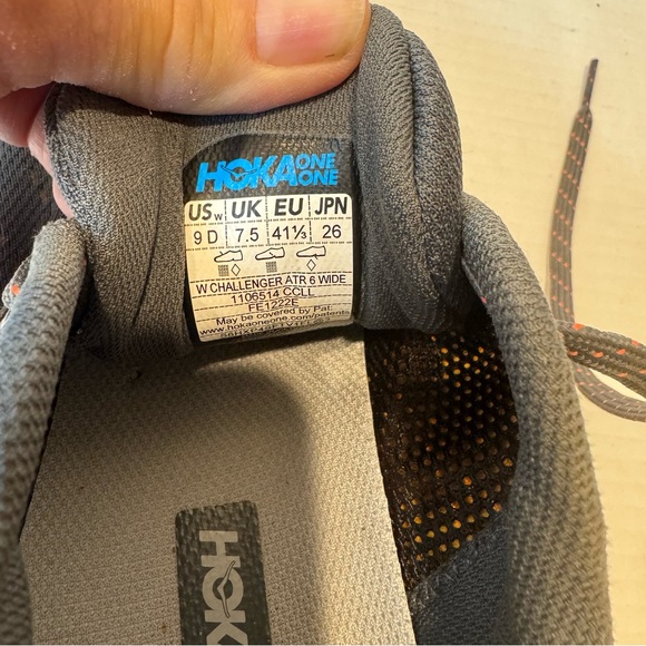 HOKA ONE ONE Women's Challenger ATR 6 Mesh Castlerock Camellia Trainers 9D US - Picture 12 of 16